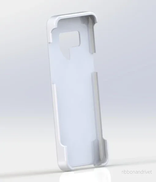 Samsung Galaxy S8 Plus-skal med integrerad fingeravtrycksguide - Bild 3