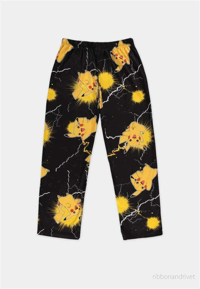 Pokémon – Pikachu AOP mjukisbyxor för herr, 2XL - Bild 2