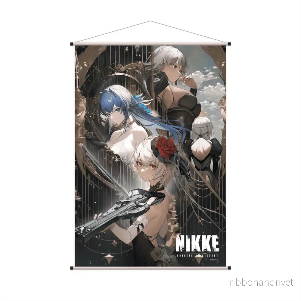 NIKKE: Segerns Gudinna – Socker, Hjälm, Julia & Modernia – Väggscroll – 60x90cm NIKKE: Segerns Gudinna – Socker, Hjälm, Julia & Modernia – Väggscroll – 60x90cm