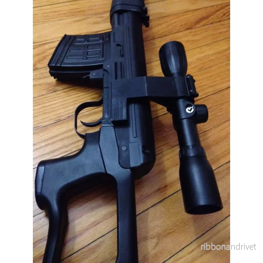 Sidmonterad kikarskena för Airsoft SVD-gevär