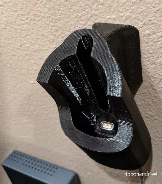 HTC Vive Väggmonterad Handkontrollhållare med Laddningsfunktion