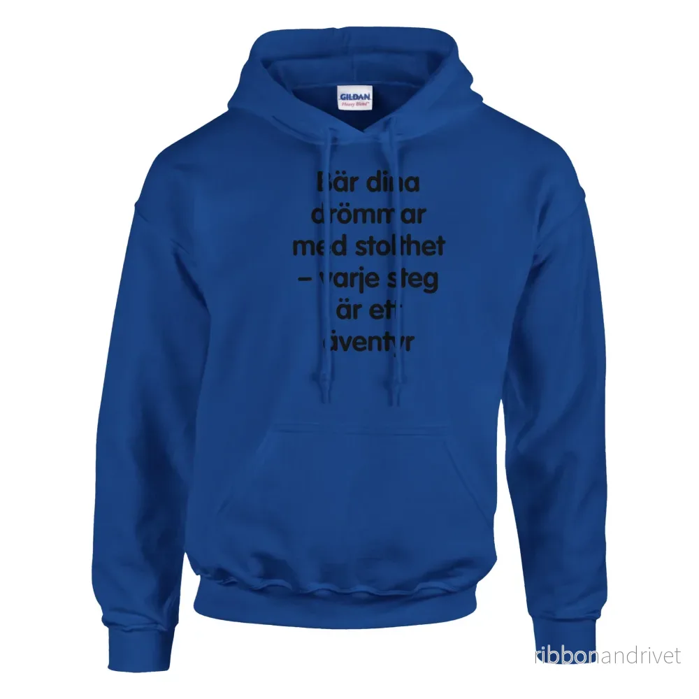 Klassisk unisex pullover hoodie med tryck både fram och baksida | Gildan® 18500 - Bild 2