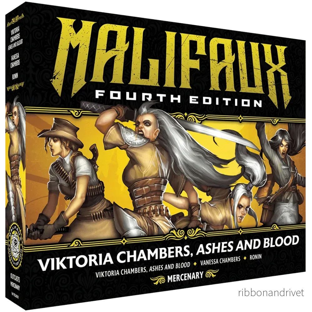 Malifaux 4th Edition – Viktoria Chambers, Ashes and Blood Malifaux 4th Edition – Viktoria Chambers, Ashes and Blood
