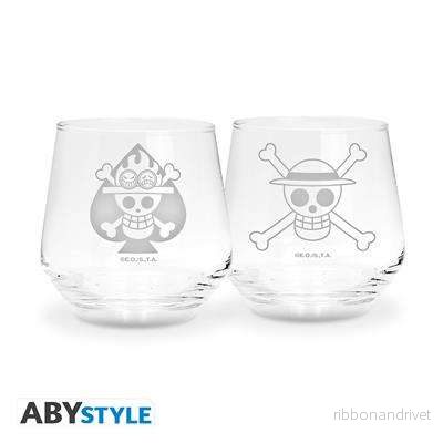ONE PIECE – 2-Glas Set – Luffy & Ace ONE PIECE – 2-Glas Set – Luffy & Ace