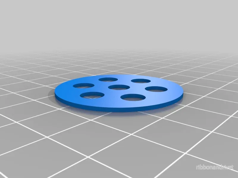 Roterande kryddhylla tillverkad av återvunnen 3D-filamentspole Roterande kryddhylla tillverkad av återvunnen 3D-filamentspole