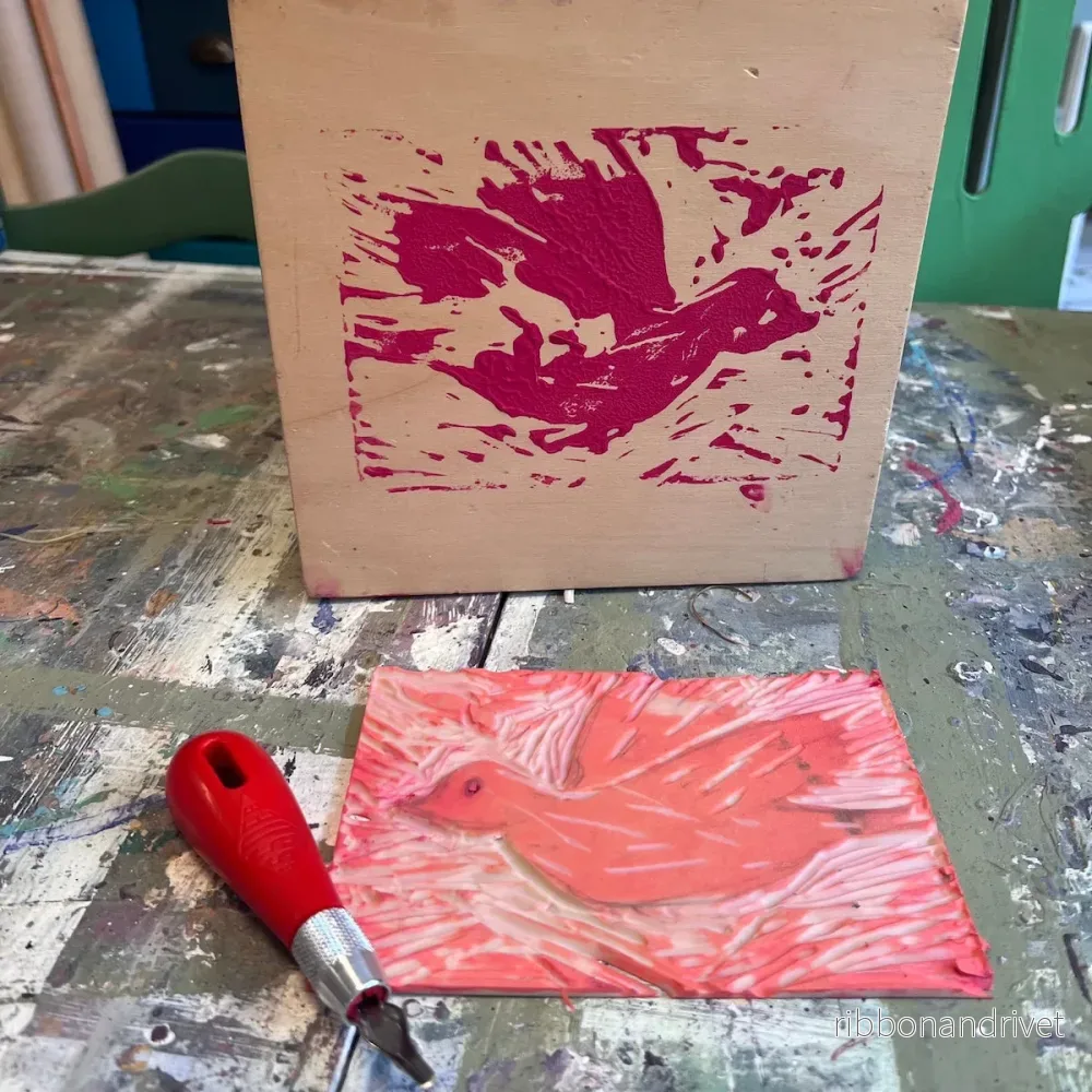 Lino Print Workshop – skapa & tryck! Lino Print Workshop – skapa & tryck!