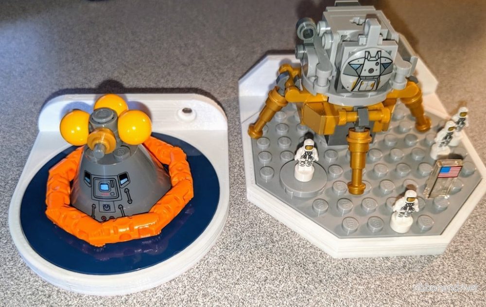 Lego Saturn V Mini modell Väggfästen