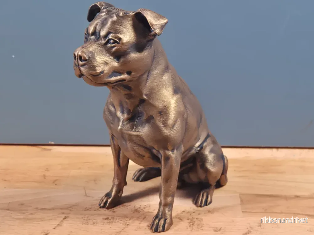 Staffordshire Bull Terrier - Hundfigur - Bild 2