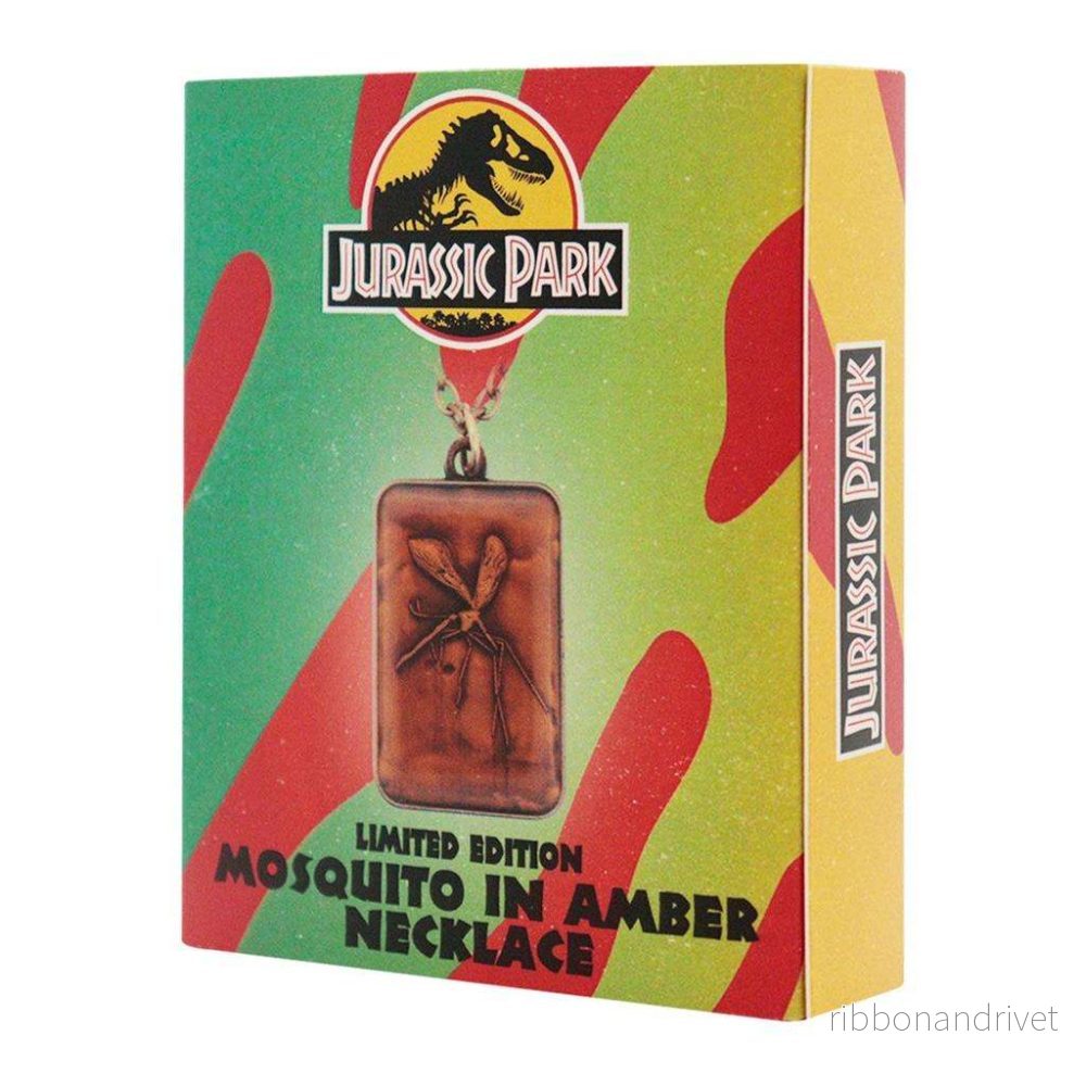 Jurassic Park Limited Edition Unisex Amber Halsband Jurassic Park Limited Edition Unisex Amber Halsband