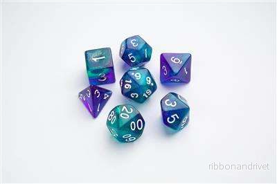 Gamegenic - Galaxy Series - Neptune - RPG Tärningsset (7st) - Bild 2