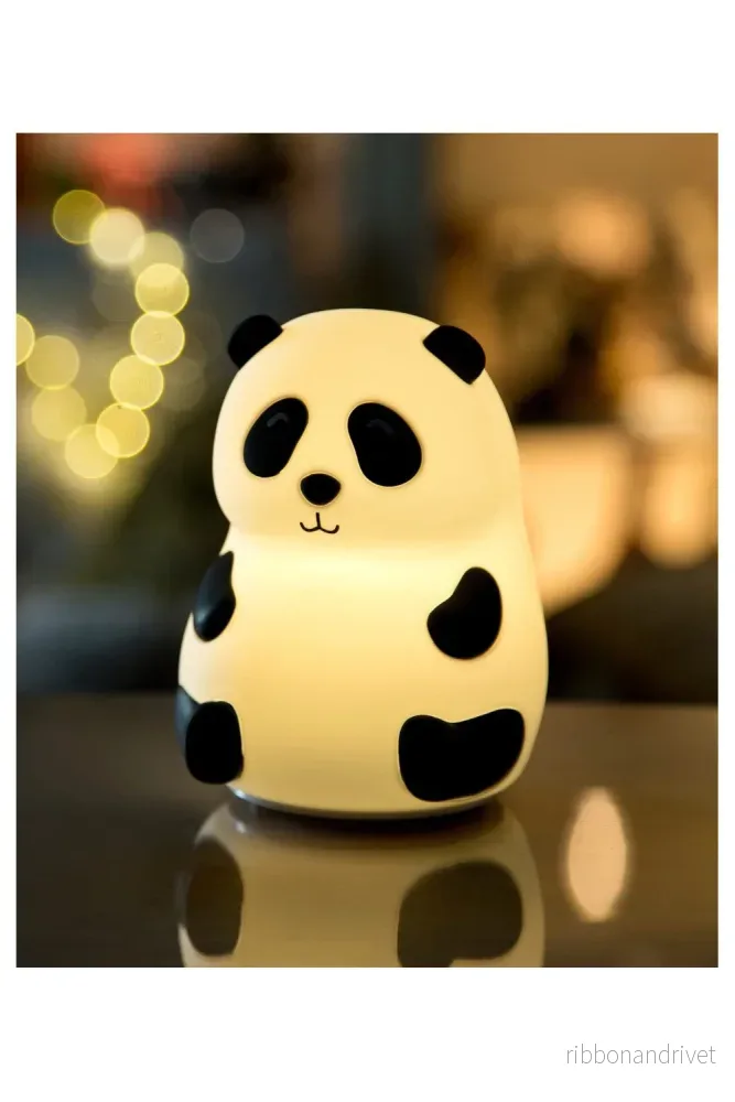 Nattlampa i form av en panda-Silikon