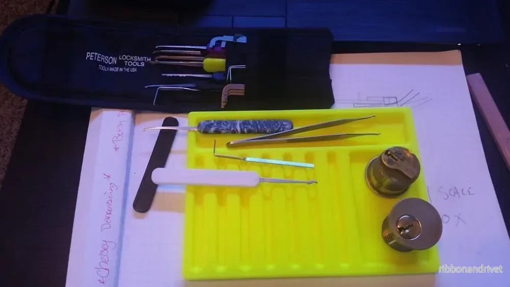 Organisationsbricka för låsstift