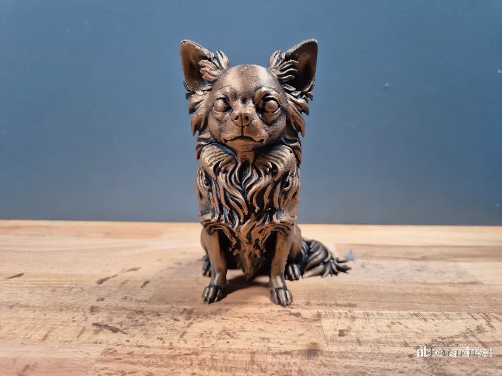 Långhårig Chihuahua - Hundfigur - Bild 2
