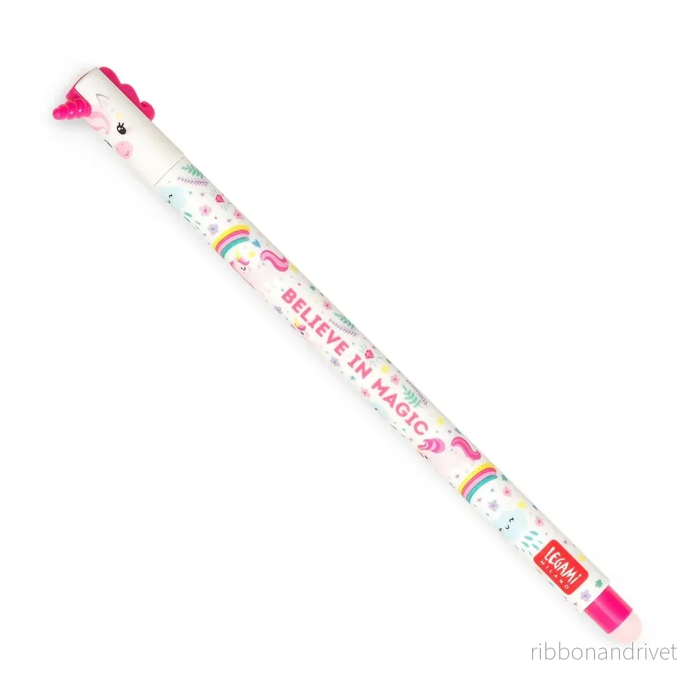 Legami Raderbar gelpenna – Unicorn (Rosa bläck) Legami Raderbar gelpenna – Unicorn (Rosa bläck)