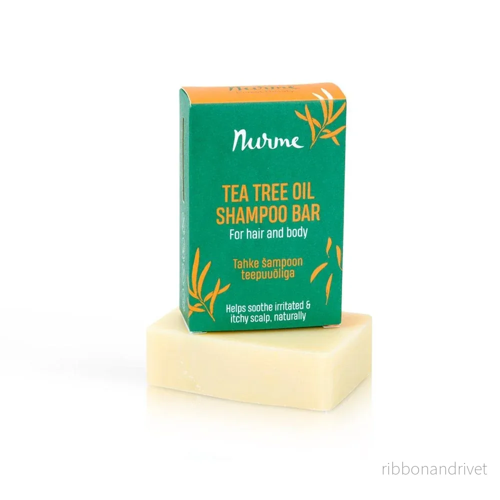 Tea Tree Oil Shampoo Bar – Kliande Hårbotten 100g - Bild 2