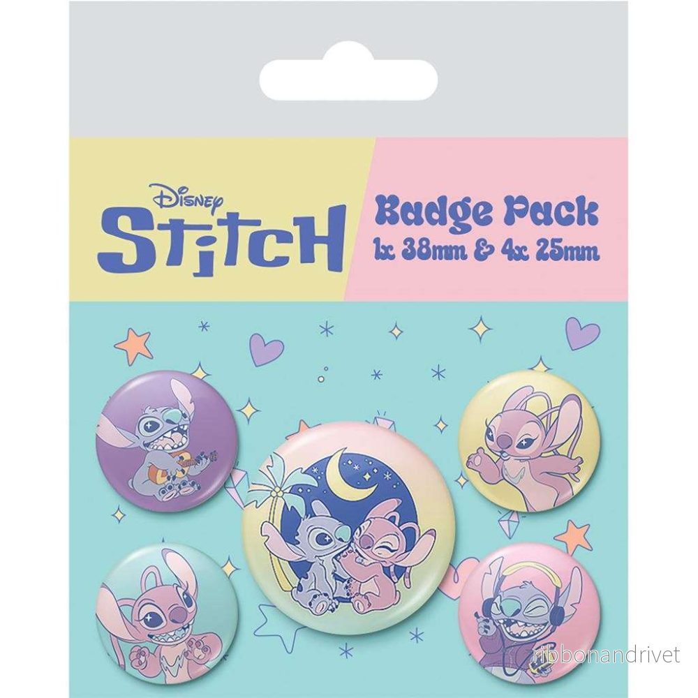 LILO & STITCH (PLANETARY) BADGE PACK LILO & STITCH (PLANETARY) BADGE PACK