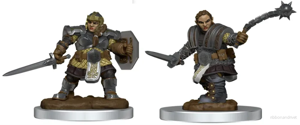 D&D Nolzur’s Marvelous Miniatures: Dwarf Fighter Female D&D Nolzur’s Marvelous Miniatures: Dwarf Fighter Female