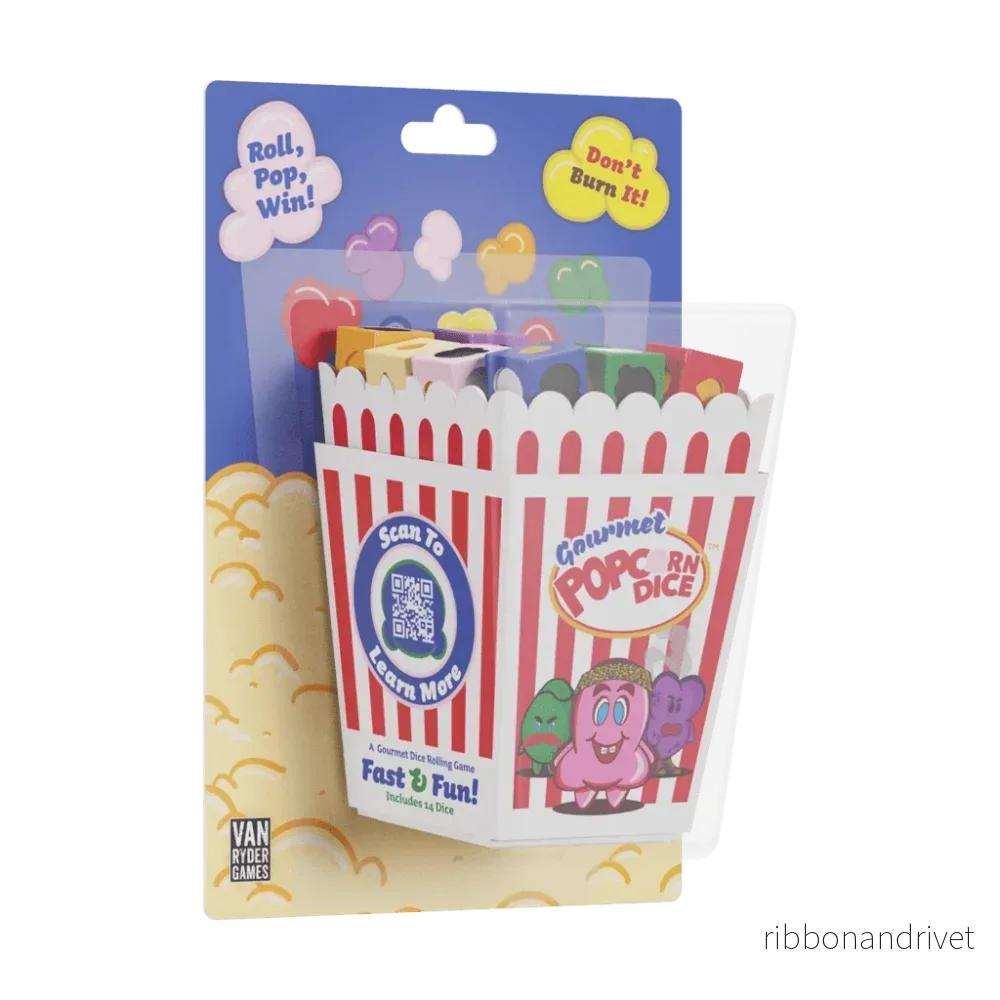Gourmet Popcorn Dice – Roligt Tärningsspel med Popcorn Gourmet Popcorn Dice – Roligt Tärningsspel med Popcorn
