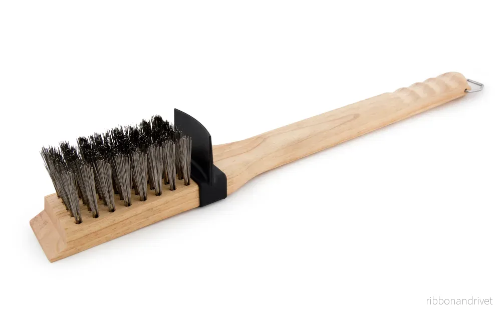 Grillborste XL med träskaft - Bild 2