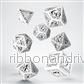 Elvish Dice Set i Vitt och Svart (7) - Bild 2
