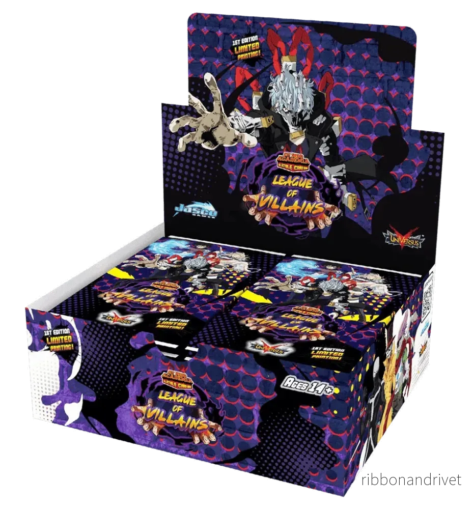 My Hero Academia CCG Serie 4: League of Villains Booster Display My Hero Academia CCG Serie 4: League of Villains Booster Display