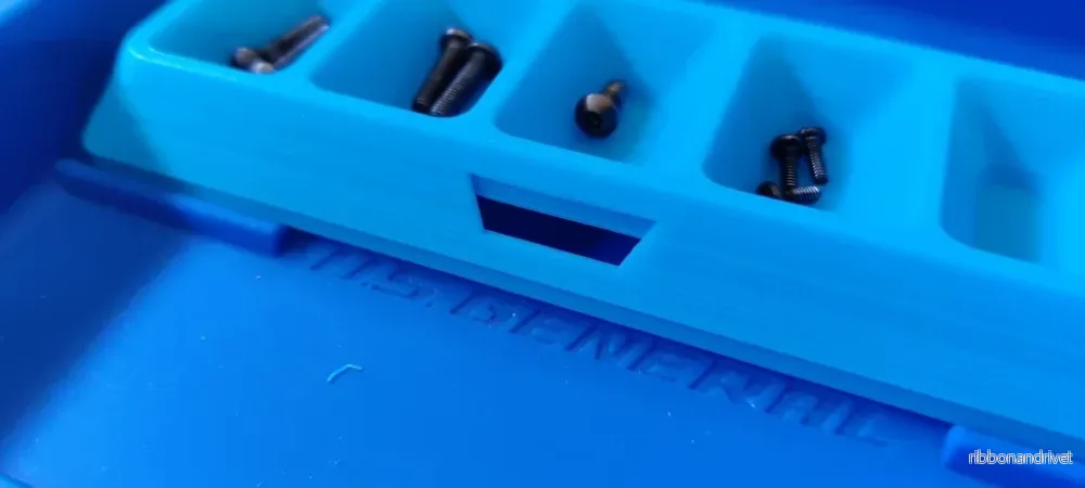 Stapelbar organisatör för små skruvar och delar - kompatibel med Harbor Freight Tray - Bild 2