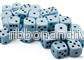 Chessex Opaque Pastel Blue/Black 12mm d6 Tärningsblock (36 tärningar) - Bild 2
