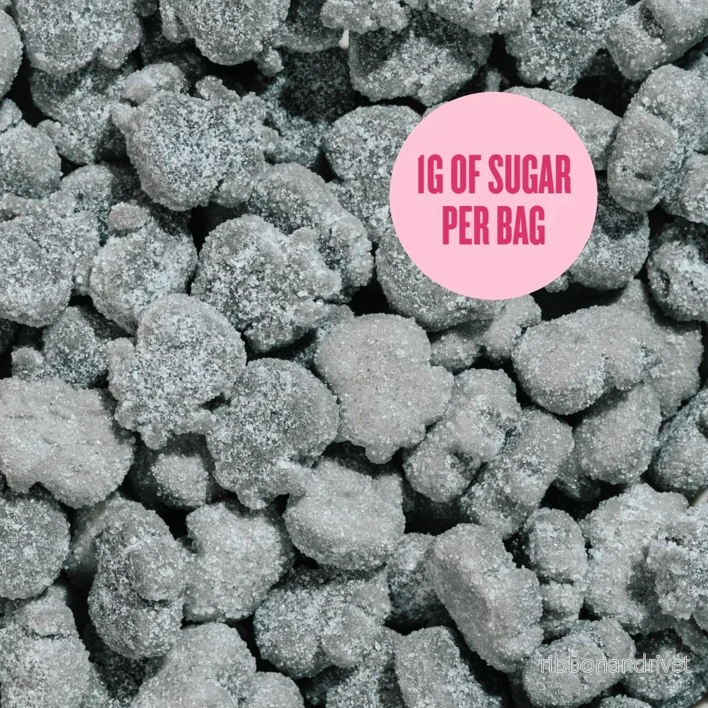 Pändy Salty Squids 50 g – Godis med 1 g socker - Bild 2