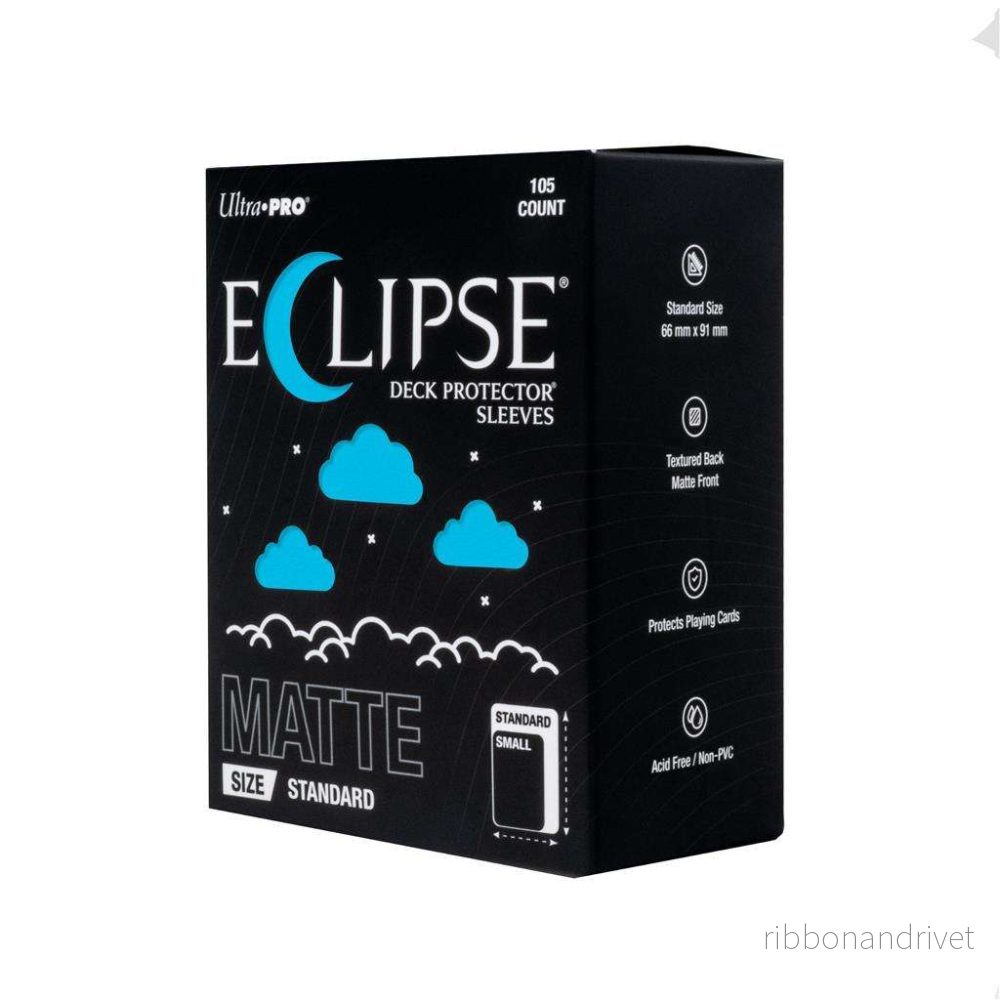 ECLIPSE® Matte Standard DECK PROTECTOR® Sleeves: Sky Blue – 105 st.