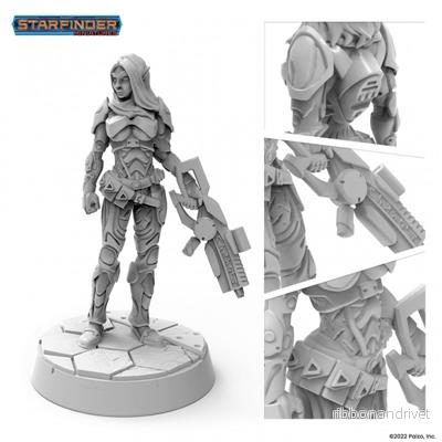 Starfinder Miniatyr: Alv Operativ – 32 mm Starfinder Miniatyr: Alv Operativ – 32 mm