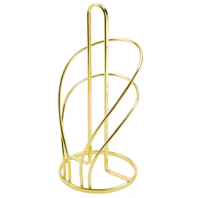 Hushållspapperhållare i guld Hushållspapperhållare i guld