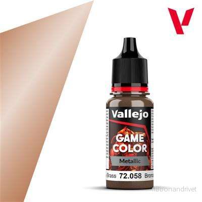 Vallejo Game Color Metal – Brassy Brass Vallejo Game Color Metal – Brassy Brass