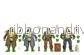 TMNT (Mirage Comics) – 7” Scale Action Figur – Gangster Turtles 4 Pack TMNT (Mirage Comics) – 7” Scale Action Figur – Gangster Turtles 4 Pack