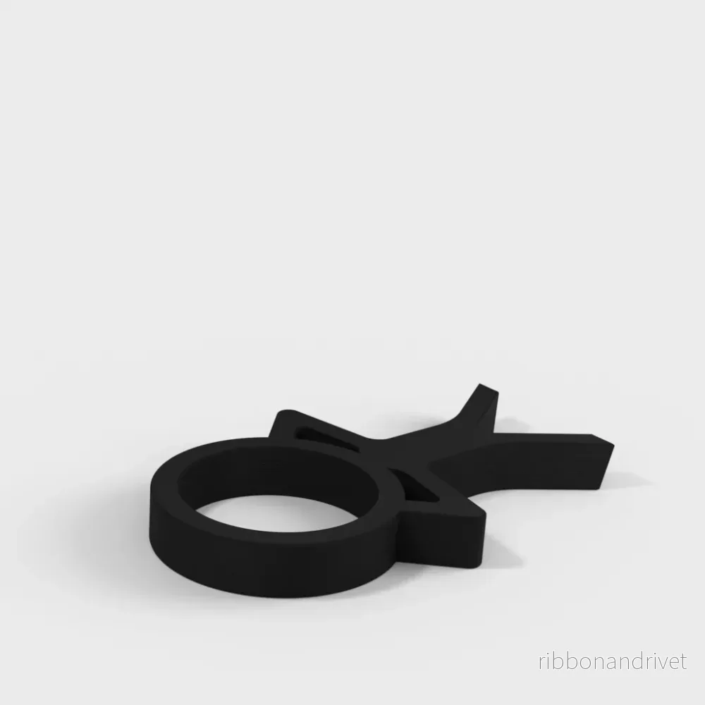 Dekorativ vinflaskhållare i manlig design - Bild 3