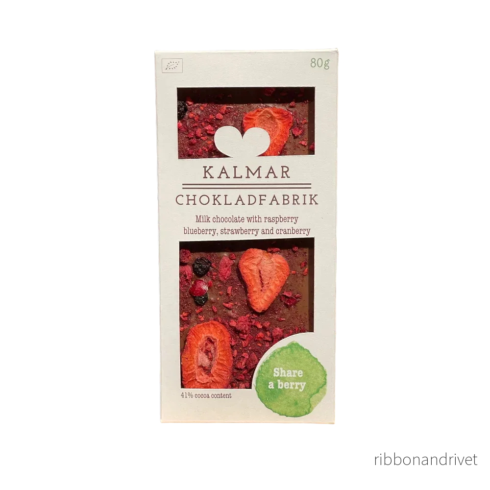 Kalmar Chokladfabrik – Chocolate – Share a berry Kalmar Chokladfabrik – Chocolate – Share a berry