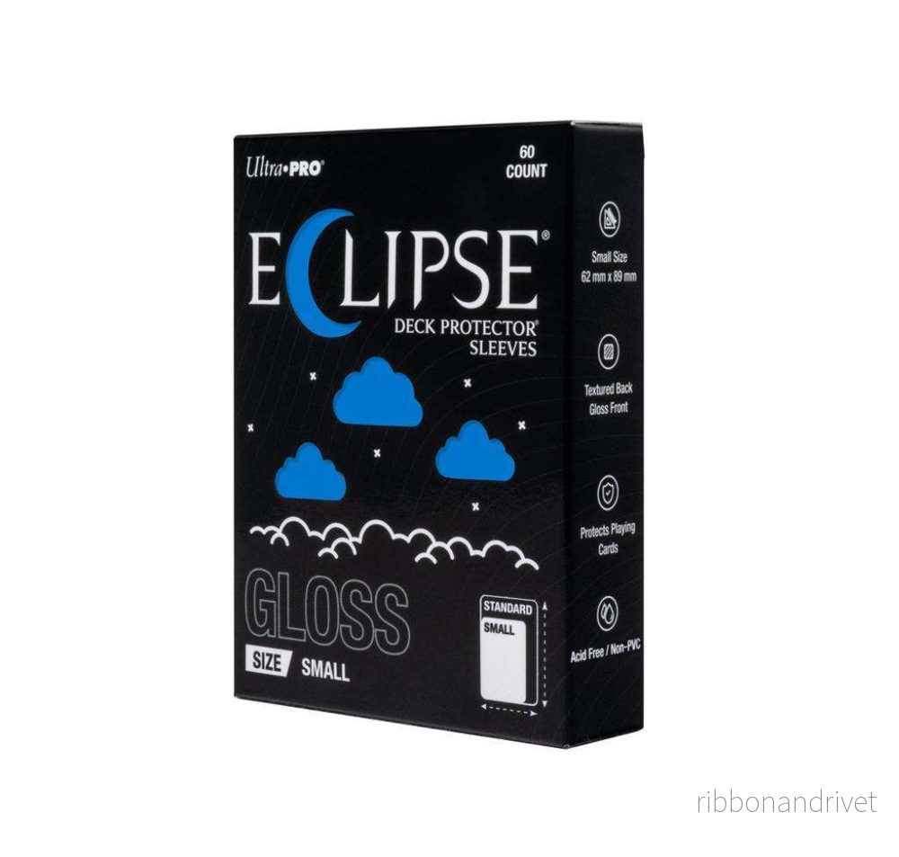 ECLIPSE® Gloss Small DECK PROTECTOR® Sleeves: Pacific Blue – 60-pack