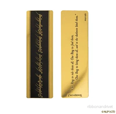 The Lord of the Rings – One Ring – Metall Bokmärke