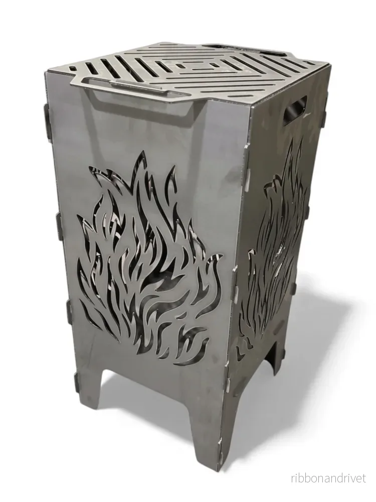 Eldkorg – XL inkl. Grillgaller (40x40x76cm) Eldkorg – XL inkl. Grillgaller (40x40x76cm)