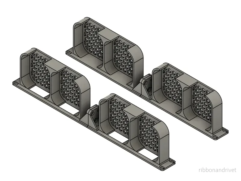 19-tums rackmontering för fyra Philips Hue Bridges
