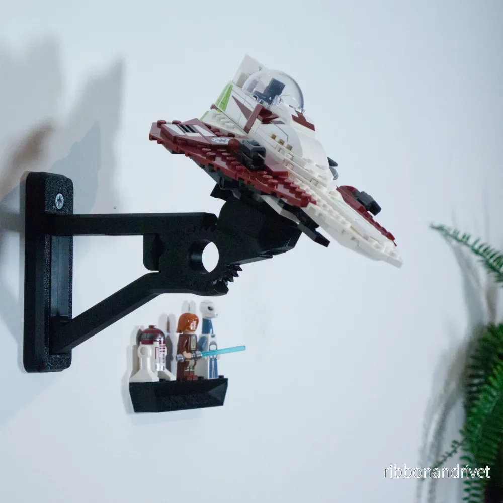 Väggfäste för Star Wars Obi-Wans Starfighter 75333 - Bild 2