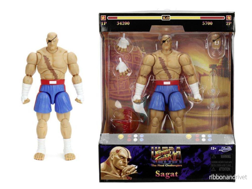 Street Fighter II – Actionfigur – Sagat Street Fighter II – Actionfigur – Sagat