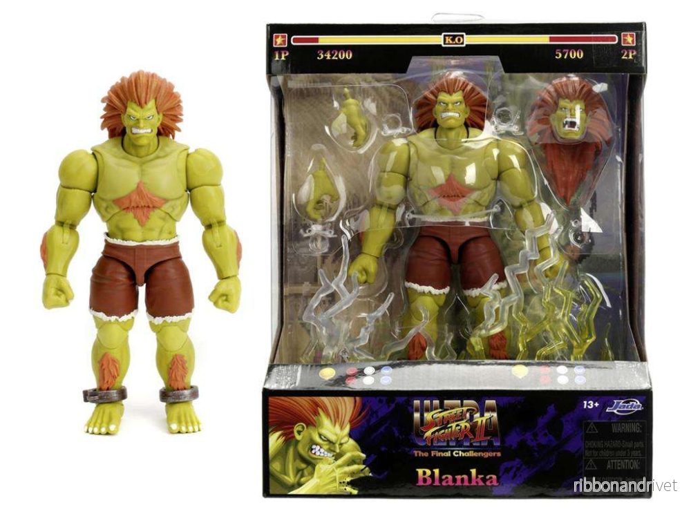 Street Fighter II – Blanka actionfigur från Jada Toys Street Fighter II – Blanka actionfigur från Jada Toys