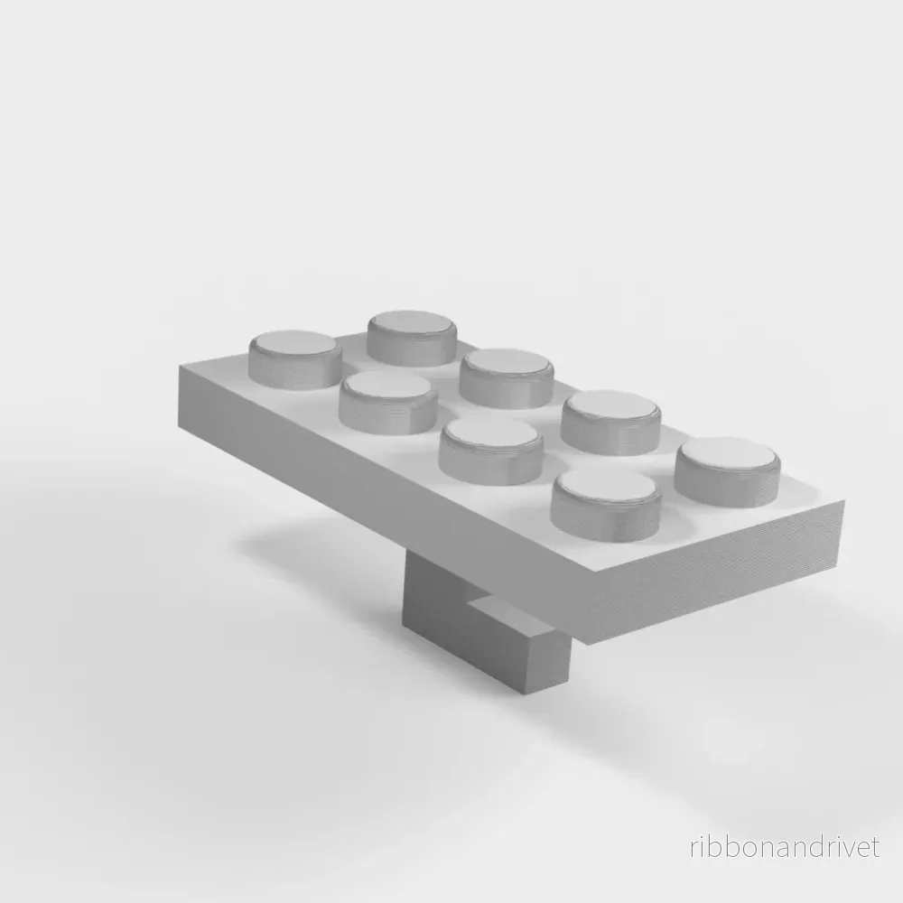 Väggfäste för LEGO McLaren F1 (76919) på IKEA Skadis - Bild 3
