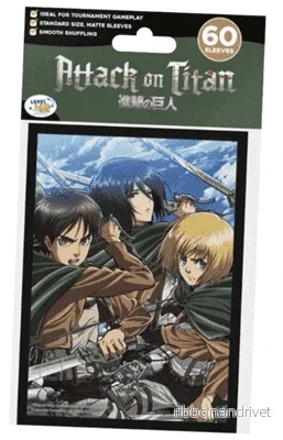 Attack on Titan Sleeves – BATTLE TRIO (60 kortskydd)