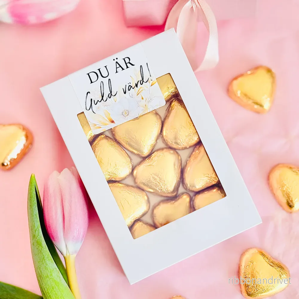Du är guld värd | Chokladask (90 g) Du är guld värd | Chokladask (90 g)
