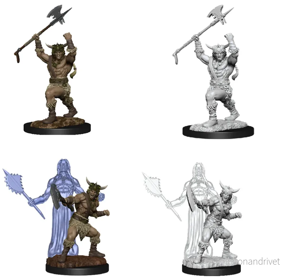 D&D Nolzur’s Marvelous Miniatures: Manlig Mänsklig Barbar