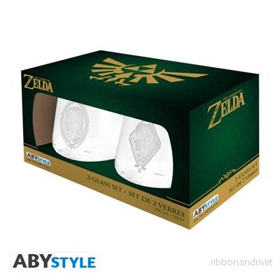 THE LEGEND OF ZELDA – 2 Glas Set – Zelda & Link THE LEGEND OF ZELDA – 2 Glas Set – Zelda & Link