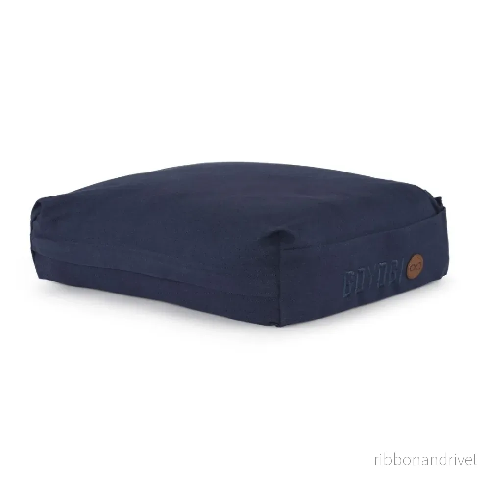 Calm Rektangulær Yoga Bolster – Dark Blue