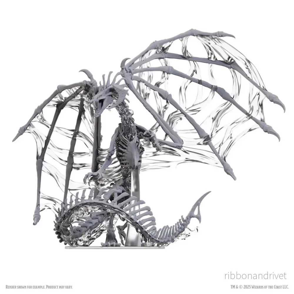 D&D Nolzur's Marvelous Miniatures: Black Dracolich Boxed Miniature