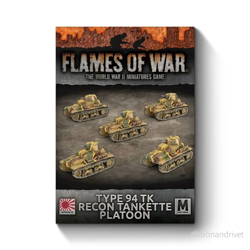 Type 94 TK Recon Tankette Platoon (x5) Type 94 TK Recon Tankette Platoon (x5)
